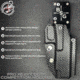 Black Scorpion Outdoor Gear Pro Heavy Duty Competition Kydex OWB Holster, Springfield Armory digy 5in w/ X300 , Right Hand, Black Shell Carbon Fiber, HCD1-USPSABS-PRODI5X300-CF