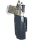 Black Scorpion Outdoor Gear Pro IDPA Competition Holster, Right Hand, 2011, 5in Barrel, 1.5 - 1.75in Belts, Kydex, Black, HC03-IDPA-2011FULLBKRH