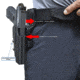 Black Scorpion Outdoor Gear Pro USPSA Competition Holster, Right Hand, GLOCK 17/ 19/ 19X/ 22/ 45, 4.02 - 4.49in Barrel, 1.5 - 1.75in Belts, Kydex, Carbon Fiber, HC04-USPSA-GL17CFRH
