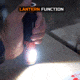 Blackfire-Klein Outdoors Rechargeable LED Flashlight Lantern, Lithium-Ion, White, 500 Lumen, Black/Orange, BBM6412