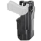 BlackHawk T-Series Level 3 Light-Bearing OWB Belt Holster, Glock 17, G19, G22 w/ Streamlight TLR-1/2, Left Hand, Black, 45ND00BKL