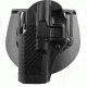 BlackHawk CQC SERPA Beltloop/Paddle Holster, Left Carbon Black  410000BKL