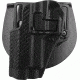 BlackHawk CQC SERPA Beltloop/Paddle Holster, Left  Carbon Black 410006BKL