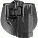 Blackhawk Serpa CQC Concealment Holster with Matte Finish w/Belt Loop and Paddle, Black, Right Hand, S&amp;W M&amp;P 410525BK-R