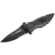 Blackhawk CQD Mark I Alum Handle Knife - Serrated Edge, Black 15M311BK