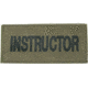 Blackhawk 90IN02WB Instructor Patch, Black on Green