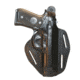 BlackHawk Leather 3-Slot Pancake Holster, CZ 75/85 Full Size, Black, Right Hand, 420056BK-R