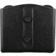 Blackhawk Leather Dual Magazine Pouch, Black, Single Stack 420902BK