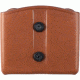 Blackhawk Leather Dual Magazine Pouch, Brown, Single Stack - 420902BN