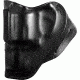 BlackHawk Leather Speed Classic Leather Holster - Plain Black, S&amp;W J Frame - Left Hand, EDEMO1