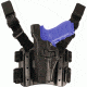 Blackhawk SERPA Tactical Level 3 Thigh Holster, Black, Left Hand, Full Size USP, 430614BK-L