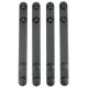 BlackHawk Molded Belt Keepers, Package of 4, Black, 44B300BK