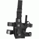 BlackHawk Omega VI Elite Drop Leg Holster - Colt 45, Browning HiPower, Black - Left Hand