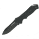 BlackHawk Point Man Folding Knife, 3.38in, D2 Tool Steel, Plain Edge, Sideliner G-10 Handle, Black, BH15PM201BK