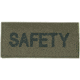 Blackhawk Safety Patch (Black on Green)