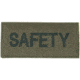 Blackhawk Safety Patches 90IN05, Black on Green