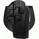 Blackhawk SERPA CQC Belt Loop/Paddle Active Retention Holster, Right Hand, Carbon Black, Taurus 24/7 OSS, 410019BK-R