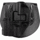 Blackhawk Serpa CQC Concealment Holster with Matte Finish w/Belt Loop and Paddle, Black, Left Hand, Springfield XD Sub-Compact 410531BK-L