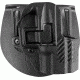Blackhawk SERPA CQC Belt Loop/Paddle Active Retention Holster, Right Hand, Carbon Black, Springfield XD Comp, 410031BK-R