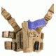 BlackHawk SERPA Right Hand USMC Medallion Thigh Holster, Coyote Tan, Beretta 92/96