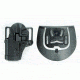 Blackhawk Serpa CQC Concealment Holster with Matte Finish w/Belt Loop and Paddle, Black, Left Hand, S&amp;W M&amp;P, 410525BK-L