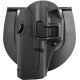 BlackHawk Sportster SERPA CMG Paddle Holster, Glock 31/Glock 17/Glock 22, Right Hand, Matte, Gunmetal Gray, 413500BK-R