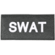 Blackhawk White on Black 90IN07 SWAT Patch