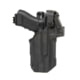 BlackHawk T-Series Level 3 Light-Bearing OWB Belt Holster, Glock 17, G19, G22 w/ Streamlight TLR-1/2, Right Hand, Black, 45ND00BKR