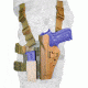 BlackHawk Tactical SERPA Thigh Holster w/ Mag Pouch, Left Hand, Coyote Brown - Beretta92/96 Mag Pouch Not Included
