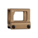 Blackout Defense OneX Aimpoint Micro Riser Mount 2.3in, Burnt Bronze, RISER-ONEX-AIMPOINT-2.3-BB
