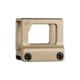 Blackout Defense OneX Aimpoint Micro Riser Mount 2.3in, Clear Anocoat, Gold, RISER-ONEX-AIMPOINT-2.3-CLR