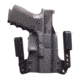 Blackpoint Tactical Leather OWB Mini Wing Holster, S&amp;W 4in M&amp;P Compact 2.0, Right Hand, Black, 145632