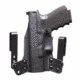 Blackpoint Tactical Leather OWB Mini Wing Holster, S&amp;W 4in M&amp;P Compact 2.0, Right Hand, Black, 145632