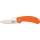 Blade Tech Wegner Professional Folding Knife, , Stainless Blade w/ Thumb Hole Pull, Orange G10 Handle BT01MGPEOR