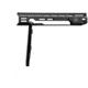 BLK LBL AR-10 DPMS High Handguard w/ Integral Bipod, Black, 14 in, BL-AR10H-B-14-BLK