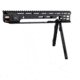 BLK LBL AR-10 DPMS High Handguard w/ Integral Bipod, Black, 14 in, BL-AR10H-B-14-BLK