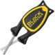 Block Sharpener The Block Knife Sharpener Y/B, 5.5" overall, Black and yellow polypropylene and thermal plastic, BLACK / YELLOW