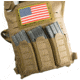 Blue Force Gear Ten-Speed Cummerbund Flap, Triple M4, Coyote Brown, FLAP-TSP-M4-3-SB-CB