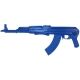 Blueguns Universal AK-47 Training Guns, Not Weighted, No Light/Laser Attachment, Folding Stock, Rifle, Blue, FSAK47FS