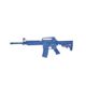 Blueguns Colt M4 Training Guns, Weighted, No Light/Laser Attachment, Rifle, Blue, Closed Stock, Fwd Rail, 14in Barrel, FSM4RCS14W