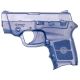 Blueguns Smith &amp; Wesson M&amp;P Bodyguard 380 Training Guns, Weighted, No Light/Laser Attachment, Handgun, Blue, FSBG380W