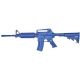 Blueguns Colt M4 Training Guns, Unweighted, w/o Light/Laser Attachment, Rifle, Open Stock, 14in Barrel, Blue, FSM414