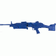 Blueguns Training Long Gun, FN M249 SAW PARA Closed Stock, Blue, FSM249