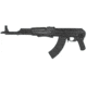 Blueguns Universal AK-47 Training Guns, Not Weighted, No Light/Laser Attachment, Folding Stock, Rifle, Black, FSAK47FSB