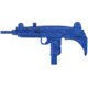 Blueguns Uzi Submachine Gun Training Guns, Not Weighted, No Light/Laser Attachment, Rifle, Blue, FSUZI