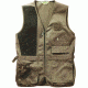 Bob Allen 240S Solid Shooting Vest - Khaki, Left Hand, Large - 30161