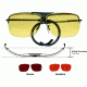 Bob Allen SG6000 Shooting Glasses 6 Base Frame w/3 lens set