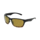 Body Glove Vapor 1902 Sunglasses, Shiny Black to Brown Demi Fade Frame, Smoke with Gold Mirror Polarized Lenses 10249095.QTS