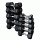 Body Solid Rubber Heex Dumbells 5-50Lbs SDRS550