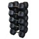Body Solid Rubber Heex Dumbells 80-100Lbs SDRS900